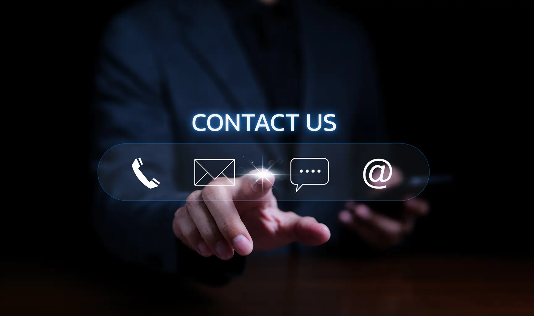 Contact us banner